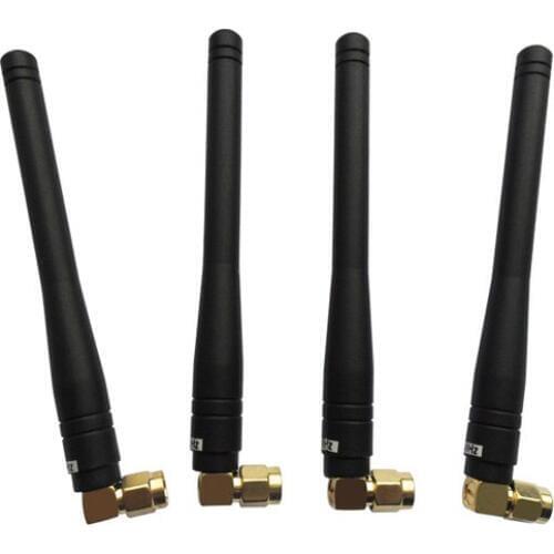 20pcs/lot SW433-WT100 100mm SMA-JW interface 433MHz Elbow Rod rf Antenna For Wireless Module