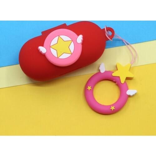 Cute Earphone Case For Haylou GT1 Plus Silicone Cover Wireless Bluetooth Headphone Case With Hook For Haylou GT1