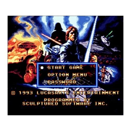 Super Star Wars - The Empire Strikes Back 16 bit Big Gray Game Card For NTSC Game Player Drop Shipping