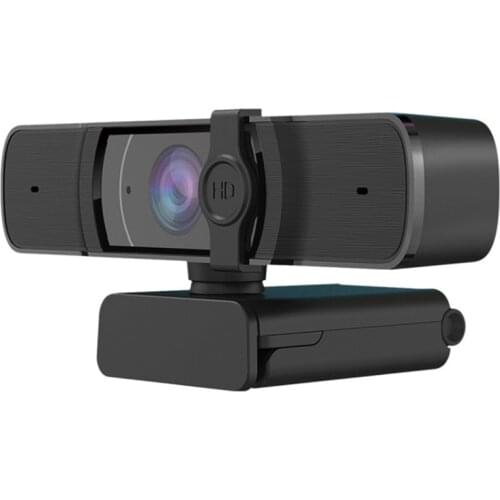 1080P Webcam With Microphone Privacy Shutter For Desktop Laptop USB Webcam For Office Meetings Video Screen Chat