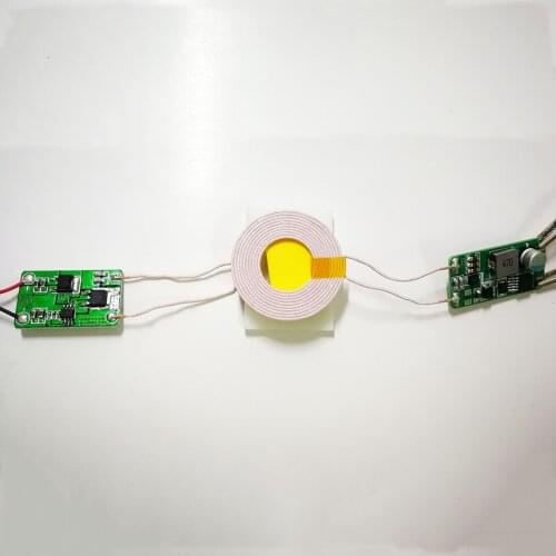 Taidacent 42mm Coil Output 12V 2.5A 25W Wireless Charger Robot Wireless Charging Module Wireless Long Range Charger