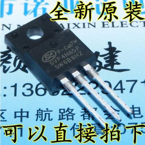 10pcs/lot Brand new original SVF4N65F 4N65 TO-220F MOC field effect