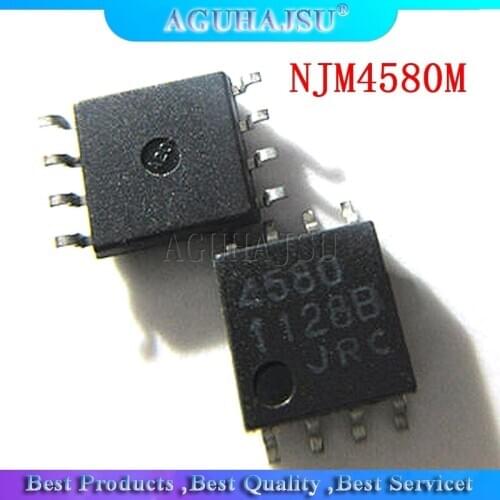 10pcs NJM4580M NJM4580 SOP8 SOP 4580M SMD new original