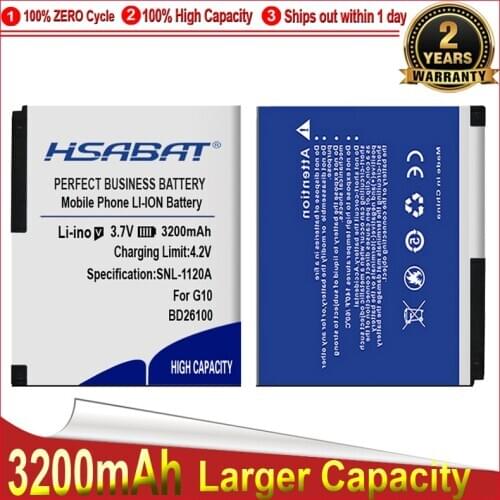 HSABAT 3.7V 3200mAh High Capacity Battery BD26100 Use FOR HTC HD Desire A9191 G10 7 Surround T8788 Inspire 4G A9192