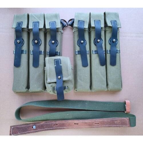 WWII WW2 GERMAN ARMY WH HEER MP38 MP40 AMMO AMMUNITION POUCH WORLD WAR II SOLDIER MILITARY WAR REENACTMENTS EQUIPMENT