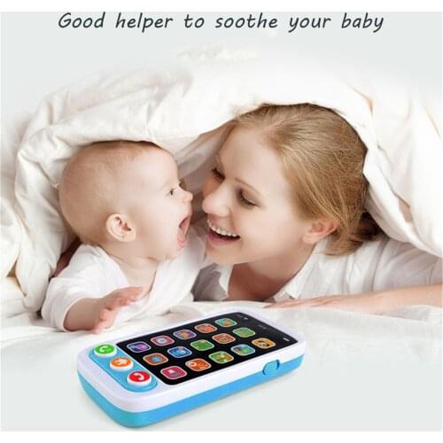 Kids Play Music Cell Phone Toy Early Educational Toy Learning English Good Gift Parent-child Interactive Early Education Toys