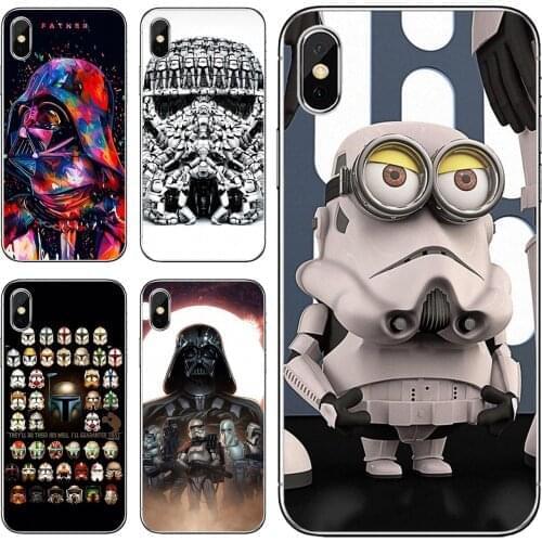 For Xiaomi poco X3 nfc F2 Pro M3 Mi 5X 6X Max Mix 1 2 2S 3 Mi5 Mi6 Mi3 Mi4 Stormtrooper-Helmet Phone Cases