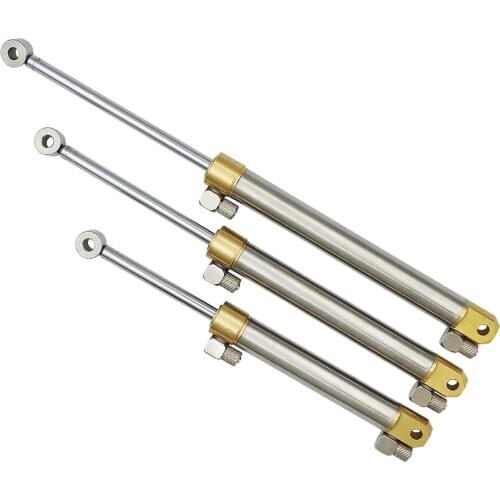 55MM/75MM/90MM Stroke travel Hydraulic Cylinder Part for 1/12 RC Excavator Bulldozer Huina Car Parts