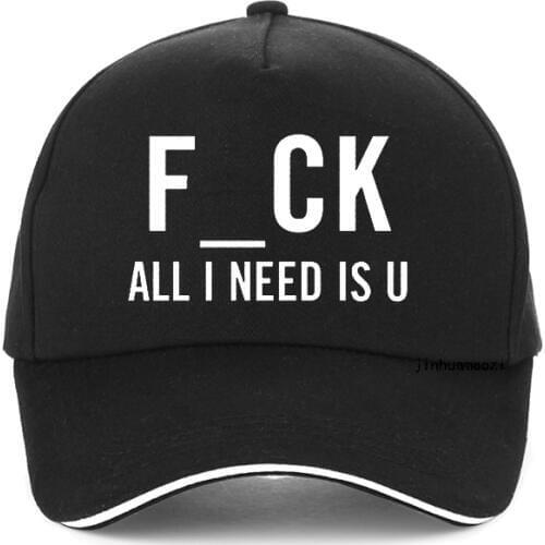 Hot harajuku Brand cap Men Women Summer FACK Letter Baseball caps Funny gorra hombre Unisex adjustable snapback hat