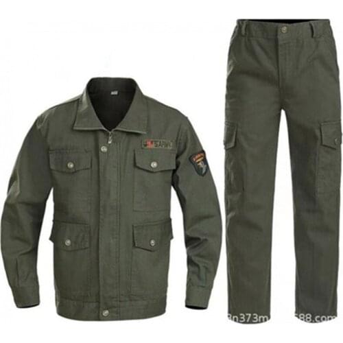 Cotton Overalls Suits Welders Auto Repair, Wear-Resistant Anti-Scald Labor Insurance Workshop Uniforms