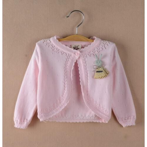 Little Girl Cardigan Sweater Jacket Doll 100 Cotton Summer Baby Toddler Jacket Infant for 3 to 24 Month Baby Clothes OKC205022
