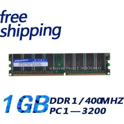 KEMBONA best sell desktop ddr1 1gb ddr1 1g 400mhz pc3200 lifetime warranty free shipping