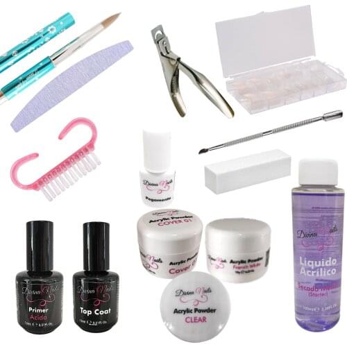 Kit principiante acrílico con tips
