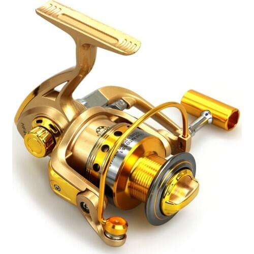 Metal Rotating Fishing Reel 12BB Fishing Gear Pesca Carrete Rotating Reel Feeding Trout Fishing Wheel HF500-9000