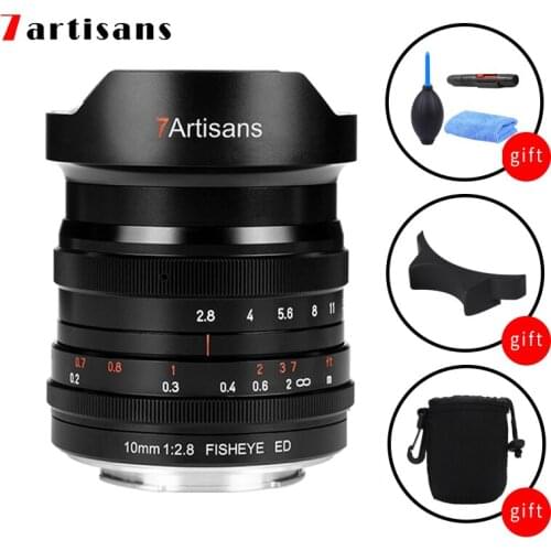 7artisans 10mm F2.8 fisheye Manual Focus MF Cameras Lens Full Frame for Sony E Mount Nikon Z Canon RF R EOS R Leica L Sigma
