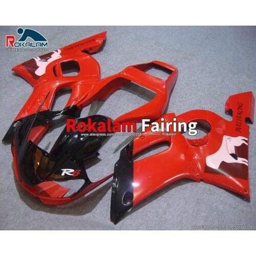 ABS Fairings For Yamaha R6 YZF600 1998 1999 2000 2001 2002 Red Black Motorcycle Bodywork (Injection Molding)