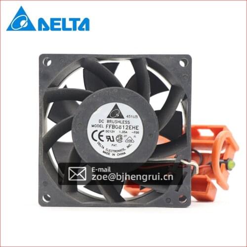 Delta 12V 1.35A FFB0812EHE 8038 Power Supply Cooling Airflow Cooling Fan