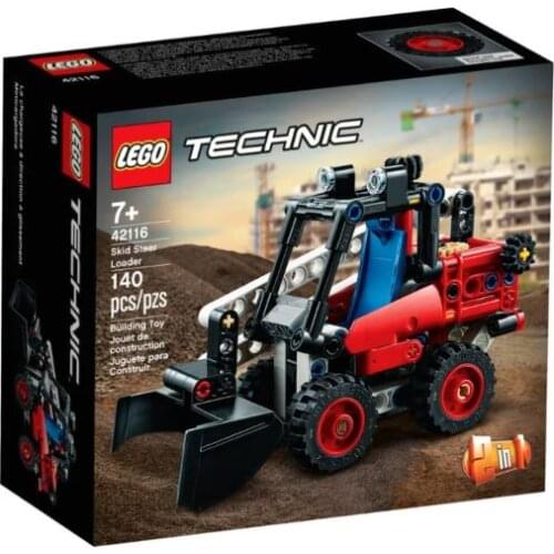 Lego Technic 42116 Skid Steer Loader great toys birthday gift kids 140pcs bricks joy building playset vehicle fans children