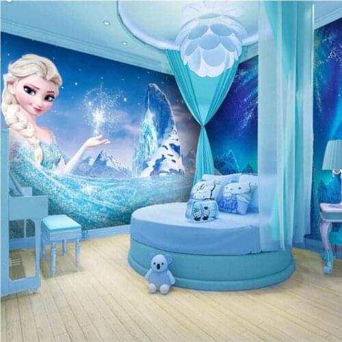 Custom 3D/5D/8D photo wallpaper princess girl bedroom children room background decorative mural