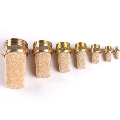 Different Types For Pneumatic Brass Exhaust Dissipative Muffler Silencer Fitting Noise Filter Reducer Connector Silencing Pot