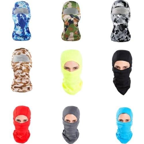 Adjustable Camouflage Balaclava Breathable Hat Helmet Cycling Caps Dustproof Mens Cap Balaclava for Bicycle Summer Bandana