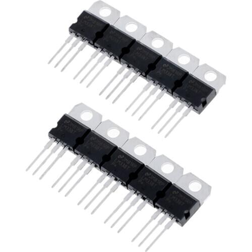 10Pcs 1.2V to 32V 5A TO-220 LM338T LM338 voltage regulator