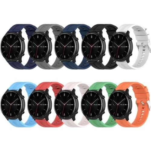 Watch Band For Huami-Amazfit GTR 2 2E SIM 22mm Strap for -Amazfit GTR 47mm Nexo Pace Soft Silicone Replacement Accessor