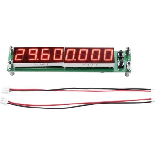 Frequency Counter,Frequency Measurement Module 0.1-1000Mhz PLJ-8LED-H RF Signal Frequency Counter