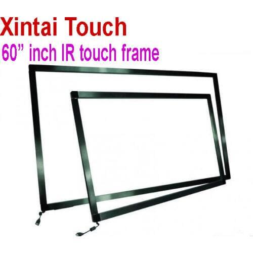 Xintai Touch 60 inch ir touch frame 20 points infrared touch screen multi touch panel touchscreen overlay for monitor pc