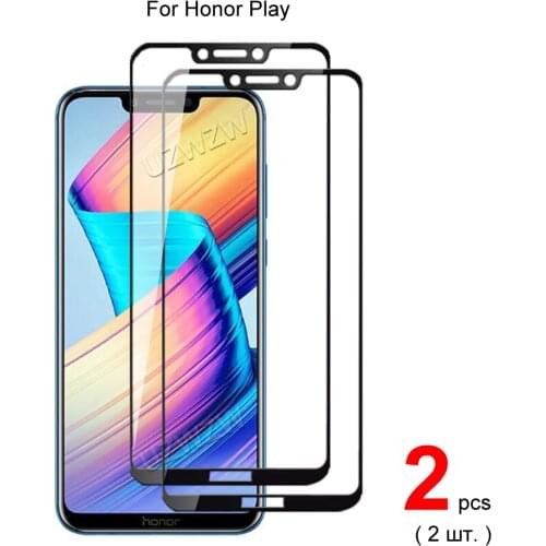 2pcs For Honor Play Glass Full Cover Tempered Glass Screen Protector Protective Glass For Honor Play