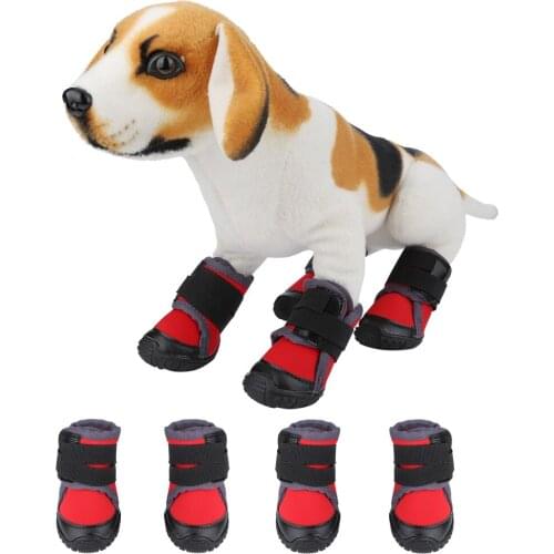 4Pcs Dog Shoes Fashionable Pet Puppy Shoes Large Dog Non-Slip Outdoor Sports Climbing Boots Dropshipping