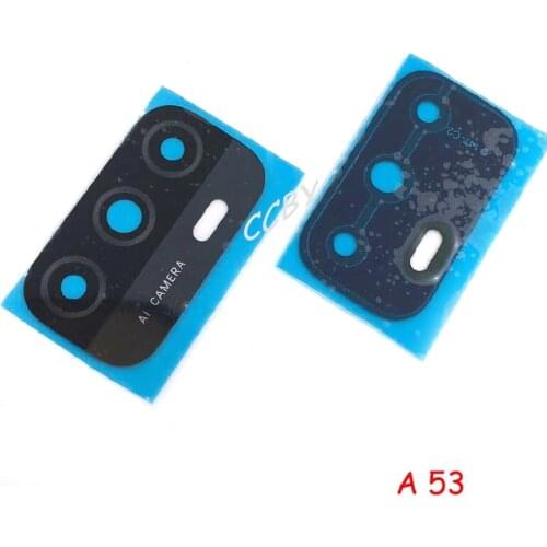 50pcs -200PCS Original Back Rear Camera Lens Glass Cover Replacement Cover For OPPO A53 A53S A33 A32