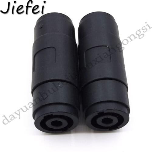 500pcs 4 Pin Pole Female To Female Speakon Coupler Adapter Audio Cable Connector