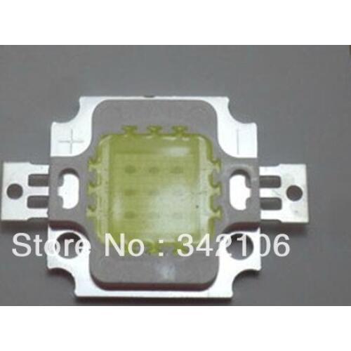 Free Shipping!!! 10W high power LED lamp beads integrated integrated white LED brightness :800-900LM