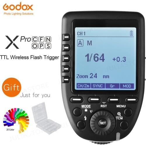 Godox Xpro Xpro-C/N/O/S/F/P 2.4G TTL Flash Wireless Transmitter Trigger X System HSS 1/8000s for Canon Nikon Sony Olympus Fuji