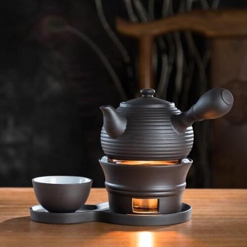 Household Ceramic Tea Warmer Warm Tea Base Ceramic Tea Brewing Retro Tea Ceremony