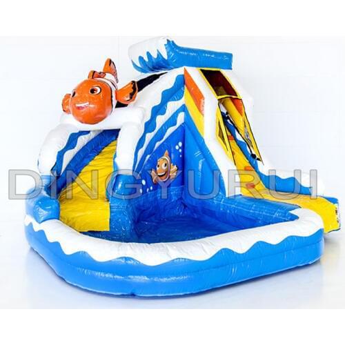 Children water park equipment inflatable water slide inflatable pool slide
