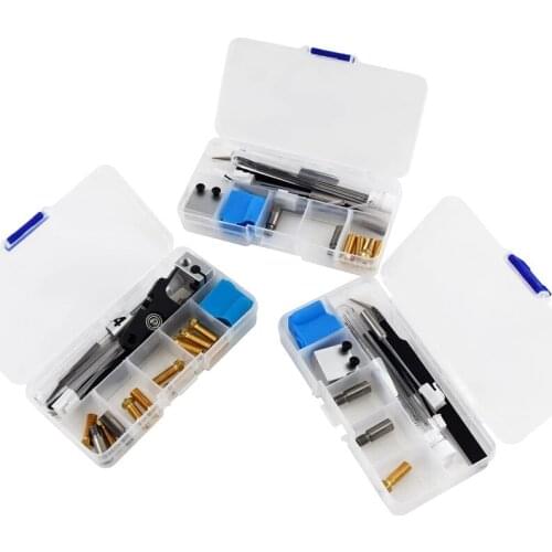 For Titan Aero Extruder for Sidewinder X1 Genius Volcano Nozzle Silicone Sleeve Throat Handle Thermistor Heat Block Kit