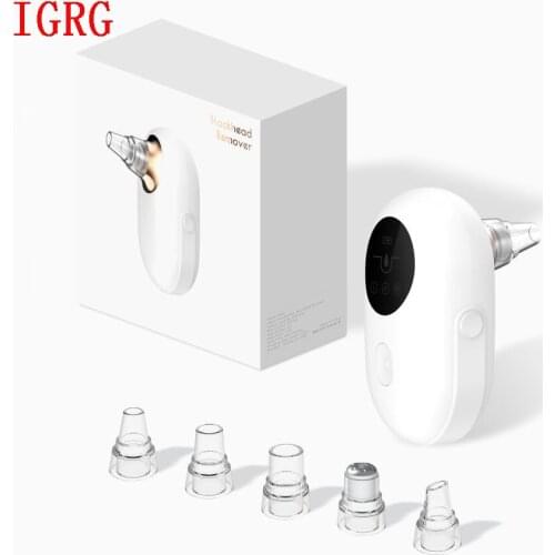 Electric Acne Point Noir Blackhead Remover Vacuum Extractor Tool Black Spots Pore Cleaner Skin Care Facial Pore Cleaner Machine