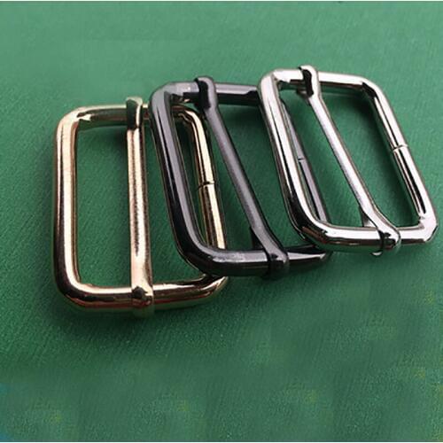 25mm / 1" Metal Wire Formed Sliders (pack of 40) - Silver - Hand bag Hardware
