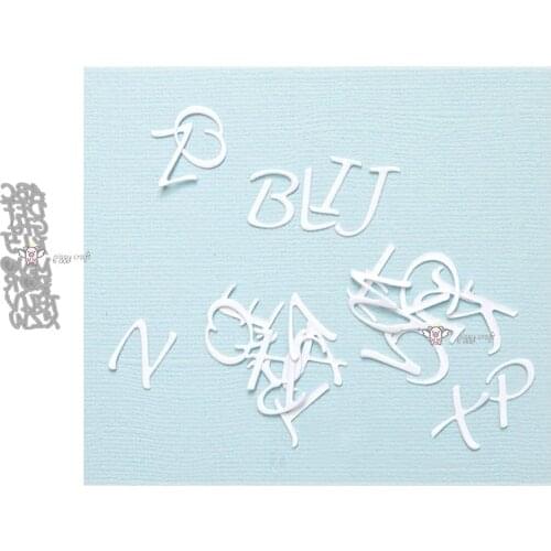 New English alphabet letter metal Cutting Dies Stencils DIY Scrapbooking Paper/photo Cards Embossing Dies