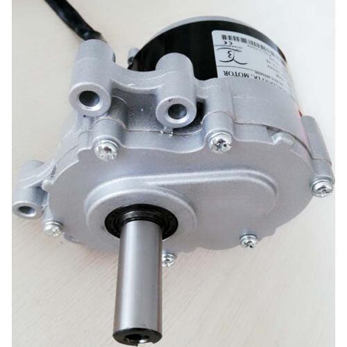 250w 24v 120rpm low speed brush motor, 44mm Longer shaft, Shaft Diameter 17mm , wheel chair used DC gear brushed motor