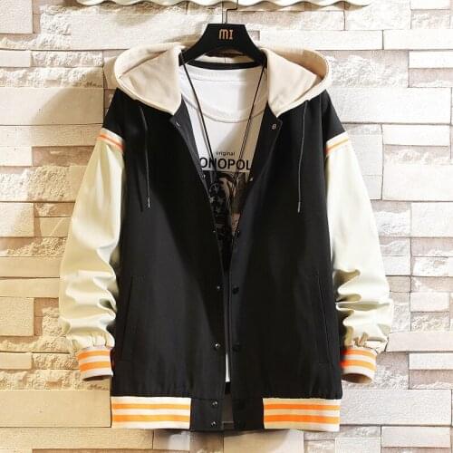 Fashion New 2021 Spring Autumn HIP HOP Streetwear Cardigan Jacket MenS Brand Baseball Clothes Plus OverSize M-5XL