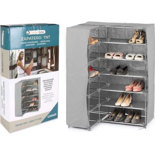 Shoe Rack Confortime Corner Cloth