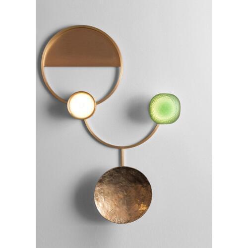 Post-modern Glass Wall Lights Lamp Nordic Led Wall Sconce for Bathroom Bedroom Home Lighting Fixtures Kitchen Lamp Luminaire E14