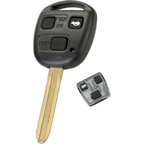 3 button remote control 434MHz 315mhz 4d67 chip Remote Key For Toyota Avensis Corolla Yaris Rav4 car key