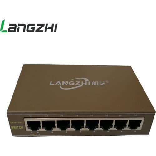 Langzhi Network Gigabit Switch 8*10/100/1000Mbps RJ45 Port 10Gbps Network Switch 1000mbps LACP Ethernet Network Gigabit