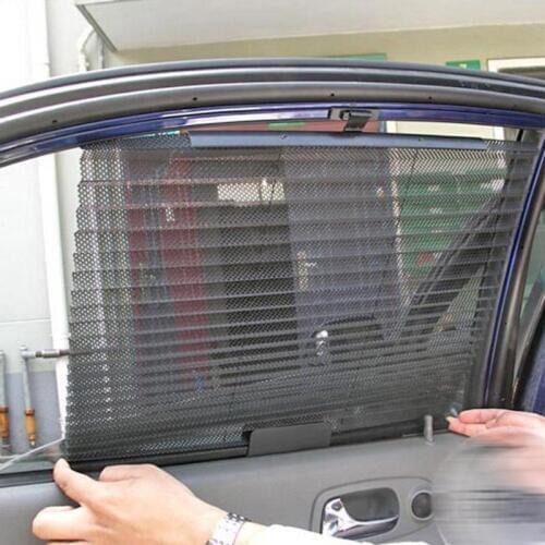 Car Window Sunshade Curtain Black Mesh Side Rear Glass Sun Shade Cover Visor Shield Auto Windshield UV Protector Auto Accessory