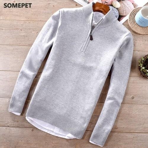 Somepet Men's Pullovers With Zip