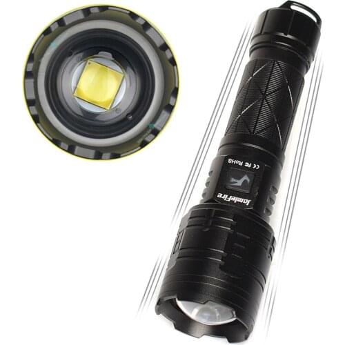 Super bright XHP160 strong light flashlight 16-core LED telescopic zoom, power bank battery display searchlight multi-function
